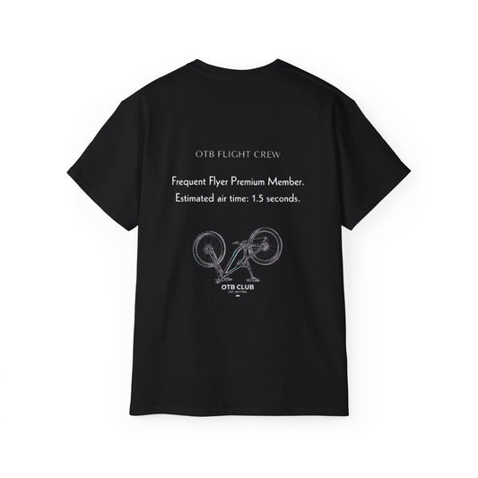 OTB Flight Crew T‑Shirt — Vintage Bicycle Frequent Flyer Tee